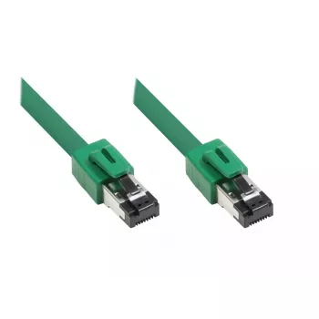 Cabo de rede Alcasa 8080-100G verde 10 m Cat8.1 S/FTP