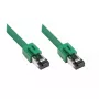 Cabo de rede Alcasa 8080-100G verde 10 m Cat8.1 S/FTP