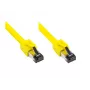 Cabo de rede Alcasa 8080-150Y amarelo 15 m Cat8.1 S/FTP