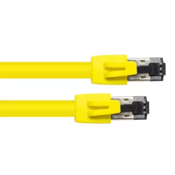 Cabo de rede Alcasa 8080-200Y amarelo 20 m Cat8.1 S/FTP