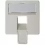 Painel frontal 50×50 mm para AMJ45 8/8 UP/O, Telegärtner, branco alpino