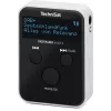 Rádio portátil TECHNISAT DIGITRADIO mobil 2 — DAB+ / FM, OLED 0,91 polegadas, 3,5 mm, USB-C, Li-Ion 500 mAh, preto/branco