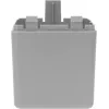 LNB TechniSat UNYSAT 11,7–12,75 GHz, conector F, feedhorn Ø4 cm, 140 mA, cinzento