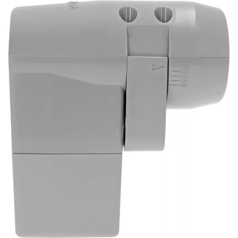 LNB TechniSat UNYSAT 11,7–12,75 GHz, conector F, feedhorn Ø4 cm, 140 mA, cinzento