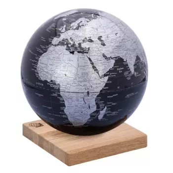 Globo político TROIKA EXPLORER 360° 25 cm Classic mesa preto prateado