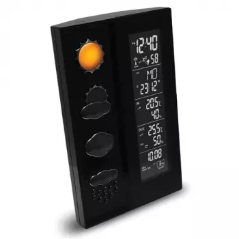 Estação meteorológica digital Technoline WS 6650 preto