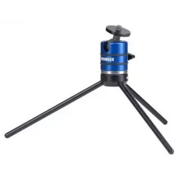 Tripé Novoflex MicroStativ 3 pernas preto azul