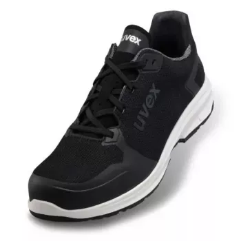 Sapato de segurança Uvex 65942 Unissexo Adulto Preto Branco PU Têxtil