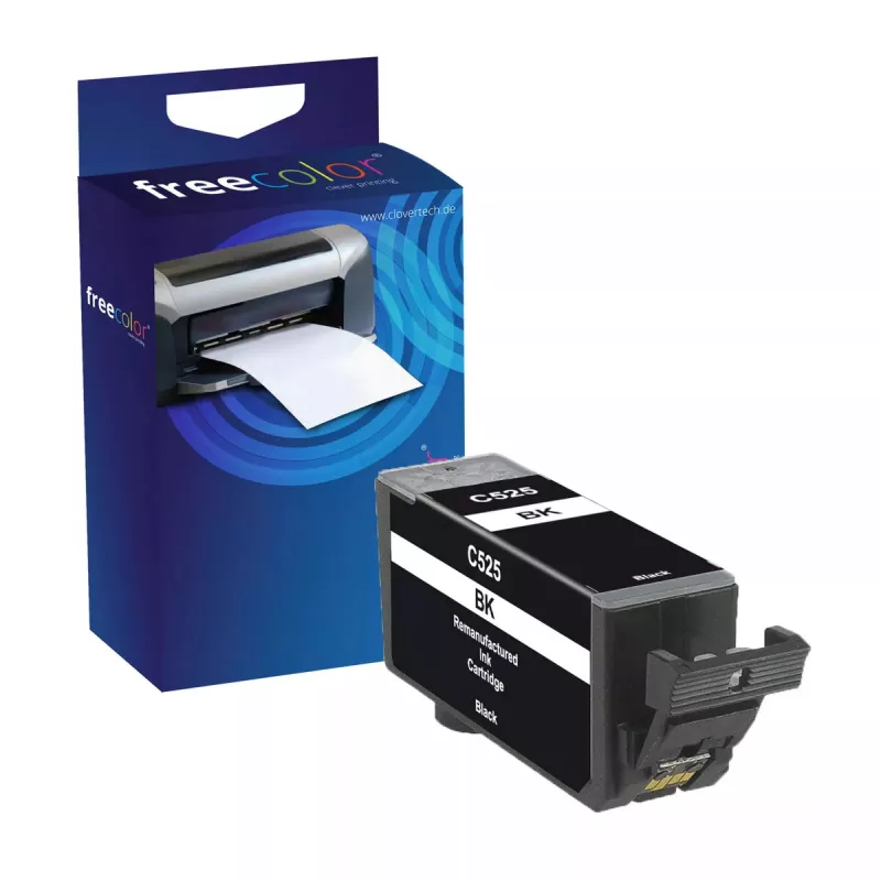 Cartucho Freecolor Canon PGI-525XL preto recondicionado