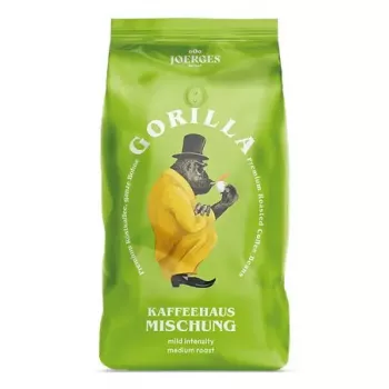 Grãos de café Gorilla Joerges Gorilla Koffiehuis 1 kg — Torra média, grãos inteiros