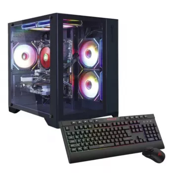 Workstation PC Hyrican PCK07796 — AMD Ryzen 7 5700X, 16 GB DDR4, 1 TB SSD, NVIDIA GeForce RTX 5060 Ti, Windows 11 Home, Preto