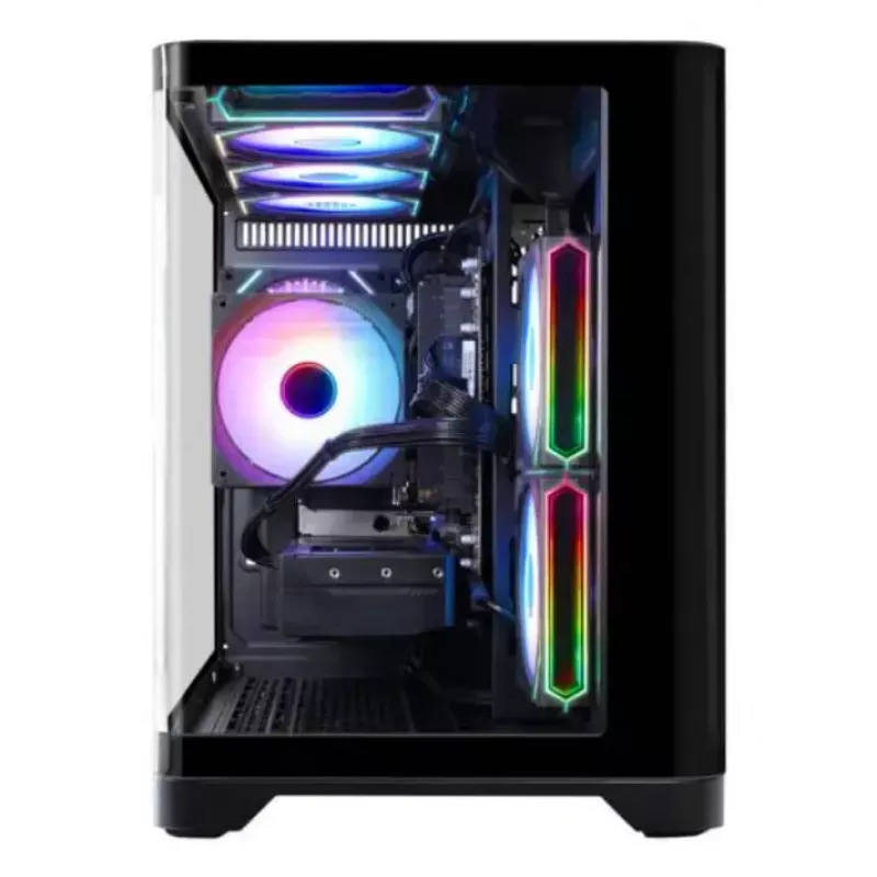 Workstation PC Hyrican PCK07804 — AMD Ryzen 7 5700X, 16 GB DDR4, 1 TB SSD, NVIDIA GeForce RTX 5070, Windows 11 Home, 750 W, Preto