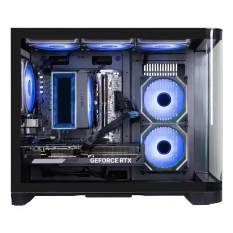 Workstation PC Hyrican PCK07804 — AMD Ryzen 7 5700X, 16 GB DDR4, 1 TB SSD, NVIDIA GeForce RTX 5070, Windows 11 Home, 750 W, Preto