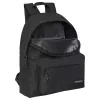 Mochila PEDEA Style para dispositivos até 33,8 cm (13,3 polegadas), Preto, 1 bolso frontal, pega de transporte, alça de ombro