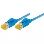 Cabo de rede Tecline 5m Cat.6A azul Cat6a S/FTP RJ-45