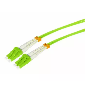 Cabo de fibra ótica Tecline 796LL00 LC OM5 0,5 m verde-claro