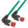 Cabo de rede EFB Elektronik K4137GN.1.5 RJ-45 Cat6a 1,5 m verde