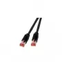 Cabo de rede EFB Elektronik Cat.6a HiroseTM21 RJ-45 Cat6a 3 m preto