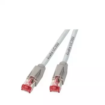 Cabo de rede EFB Elektronik K8058.0,50 RJ-45 Cat6a 0,5 m branco