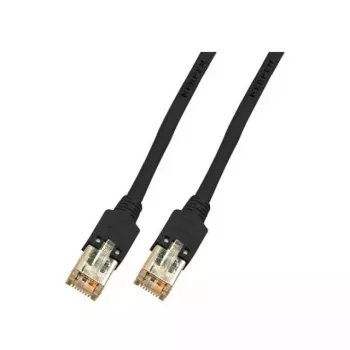 EFB K8072.7,5 Cat5e F/UTP LSZH preto 7,5 m cabo de patch