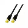 Cabo de rede EFB Elektronik K8580SW.10 RJ-45 Cat6a 10 m preto