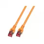 Cabo de rede EFB Elektronik Cat6 RJ-45 S/FTP 7,5 m laranja