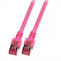 Cabo de rede EFB Elektronik K5519.30 RJ-45 Cat6 30 m magenta
