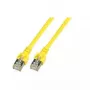 Cabo de rede EFB Elektronik RJ45 S/FTP Cat5e RJ-45 10 m amarelo