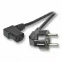 Cabo de alimentação EFB Elektronik EK535.2 preto 2 m conector fêmea C13