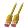EFB Elektronik K8708GE.1,5 Cat6a S/FTP cabo patch, RJ-45, 1,5 m, amarelo