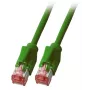 Cabo de rede EFB Elektronik K8708GN.1 RJ-45 Cat6a 1 m verde