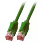 Cabo de rede EFB Elektronik K8708GN.2 RJ-45 Cat6a 2 m verde