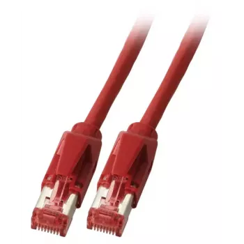 Cabo de rede EFB Elektronik K8708RT.2 RJ-45 Cat6a 2 m vermelho