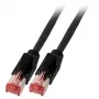 Cabo de rede EFB Elektronik K8708SW.1 RJ-45 Cat6a 1 m preto