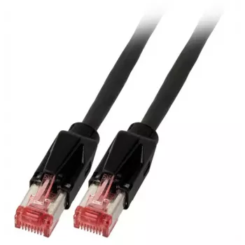 Cabo de rede EFB Elektronik K8708SW.2 RJ-45 Cat6a 2 m preto