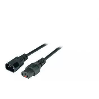 Cabo de alimentação EFB Elektronik EK601SW.1 preto 1 m C14 C13