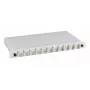 Caixa de fusão parcialmente montada SC OM4 expansível 12 adaptadores EFB Elektronik B61203.12OM4