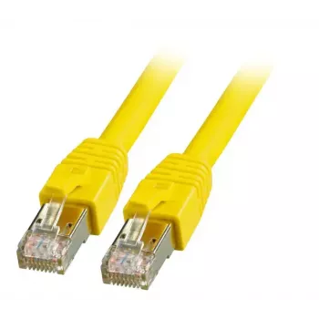 Cabo de rede EFB Elektronik K5528GE.1 RJ-45 Cat8.1 1 m amarelo