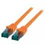 Cabo de rede EFB Elektronik MK6001.25O RJ-45 Cat6a 25 m laranja
