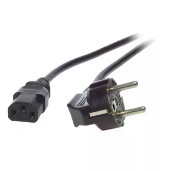 EFB Elektronik EK504.0,5V2 cabo de alimentação CEE 7/7 para C13, 0,5 m, preto