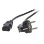EFB Elektronik EK504.0,5V2 cabo de alimentação CEE 7/7 para C13, 0,5 m, preto
