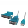 Ecolan cabo conversor de USB 2.0 para RS232, FTDI-232RL, 1,8 m