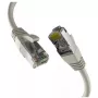 Cabo de rede EFB Elektronik EC020200257 RJ-45 Cat8.1 1 m cinzento