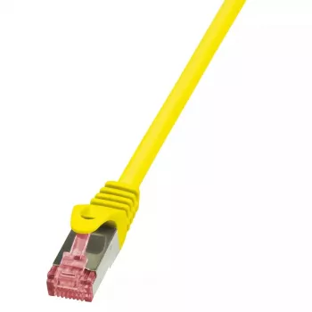 Cabo de rede LogiLink 0,25 m RJ-45 Cat6 S/FTP amarelo