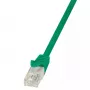 Cabo de rede LogiLink 1 m Cat.6 RJ-45 U/UTP verde