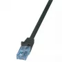 Cabo de rede LogiLink CP3023U RJ-45 Cat6a 0,5 m preto