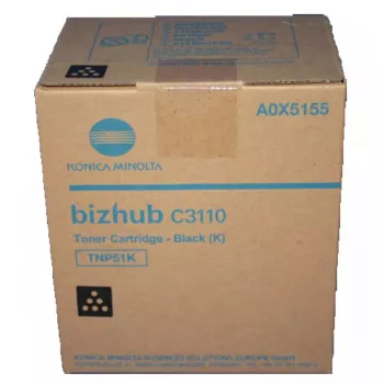 Konica Minolta TNP-51K toner, preto, A0X5155