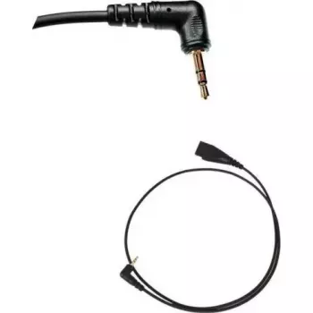 Cabo de áudio de 2,5 mm GEQUDIO, compatível com Gigaset Panasonic WA9405, cabo de jack de 2,5 mm
