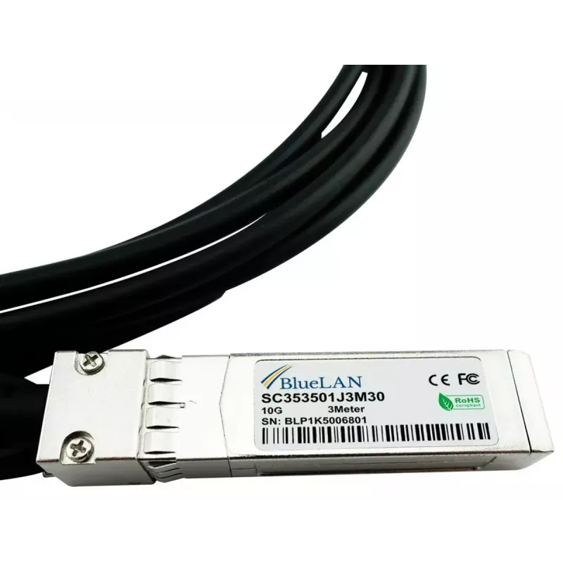 BlueOptics UDC-3-BL BlueLAN cabo DAC SFP+, 3 m