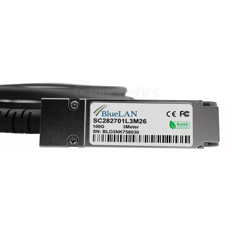 Cabo de rede BlueOptics YFNDD-BL QSFP28 4xSFP28 InfiniBand 2 m laranja
